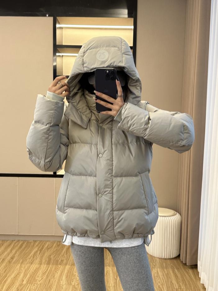designer,replica,clothing,fake,1:1,lv,luxury,high quality lulu5-grid puff bread coat [flax color] lululemon Wunder Puff five-grid series solid color letter logo windproof five-grid hooded down jacket (GX45X)