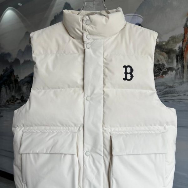 designer,replica,clothing,fake,1:1,lv,luxury,high quality Authentic MLB back logo down vest MLB Boston Red Sox basic series (BXHCD)