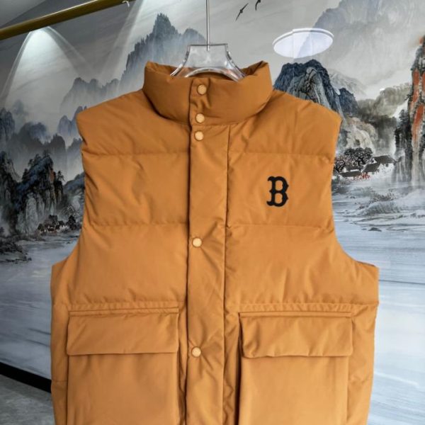 designer,replica,clothing,fake,1:1,lv,luxury,high quality Authentic MLB back logo down vest MLB Boston Red Sox basic series (SCB99)