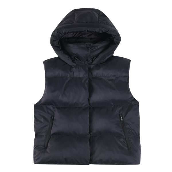 designer,replica,clothing,fake,1:1,lv,luxury,high quality Authentic alo vest A cotton alo yoga GOLD RUSH PUFFER VEST hooded solid color fitted zipper vest (B9WRY)
