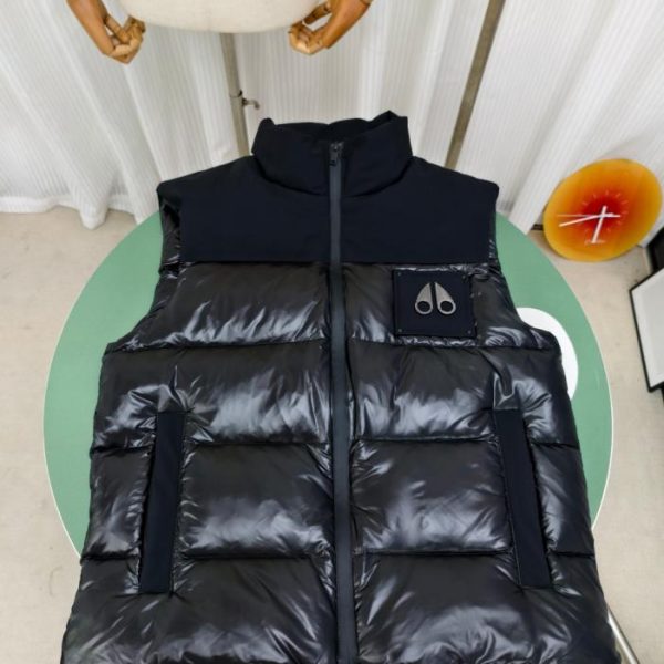 designer,replica,clothing,fake,1:1,lv,luxury,high quality Authentic new Moose Knuckles two-piece shiny vest (066EN)