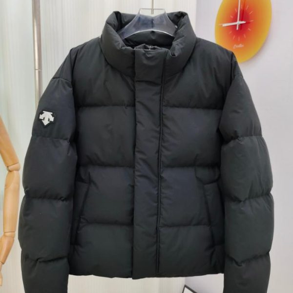 designer,replica,clothing,fake,1:1,lv,luxury,high quality Authentic Descente Ski Style Logo Short Down Jacket (Black) – Warm Down Jacket (Unisex) (3SGZ5)