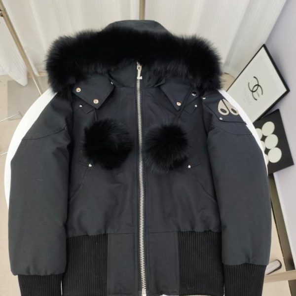 designer,replica,clothing,fake,1:1,lv,luxury,high quality Authentic Moose Knuckles Women’s Short Down Jacket (NDYQE)