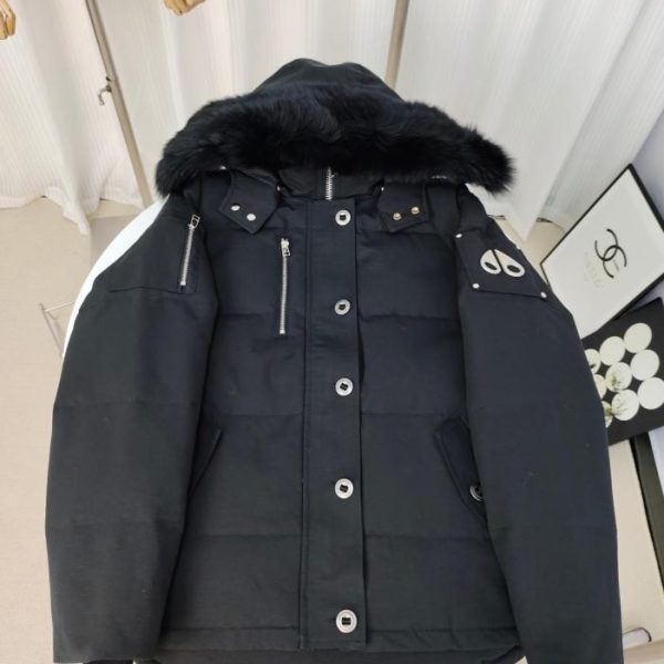 designer,replica,clothing,fake,1:1,lv,luxury,high quality Authentic Moose Knuckles Women’s Short Down Jacket Small Scissors 3Q Series (KCFXZ)