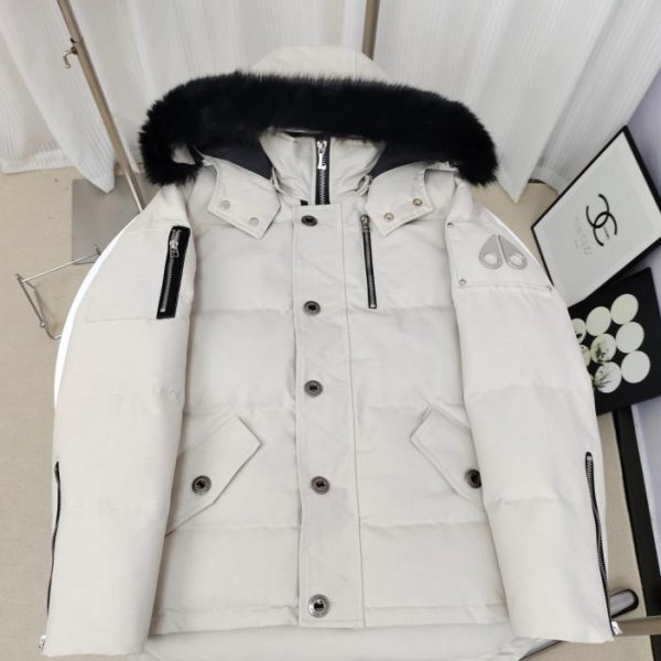 designer,replica,clothing,fake,1:1,lv,luxury,high quality Authentic Silver Scissors 06 Men’s Down Jacket [Optional Fur Collar, Black or White] Moose Knuckles Silver Small Scissors (93VOX)
