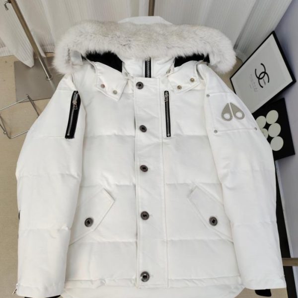 designer,replica,clothing,fake,1:1,lv,luxury,high quality Authentic Silver Scissors 06 Men’s Down Jacket [Optional Fur Collar, Black or White] Moose Knuckles Silver Small Scissors (X1Z1W)