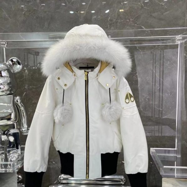designer,replica,clothing,fake,1:1,lv,luxury,high quality Genuine Golden Scissors Women’s Short Down Jacket [Optional Fur Collar, Black or White] (6LHZ3)