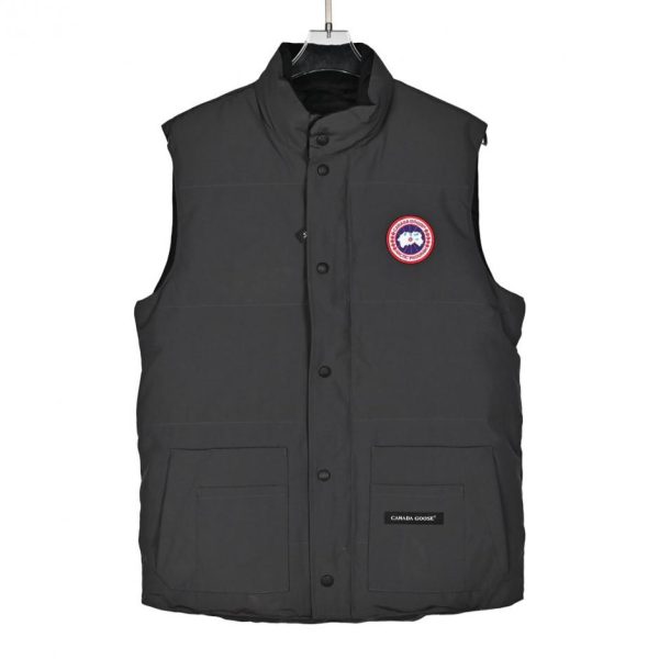 designer,replica,clothing,fake,1:1,lv,luxury,high quality Genuine Canada Goose Freestyle Crew 4154M Men’s Down Vest (XJTQK)