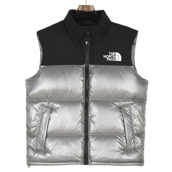 designer,replica,clothing,fake,1:1,lv,luxury,high quality Authentic The North Face Large Plaid Shiny Vest Nuptse 1996 Colorful Down Vest (ZM061)