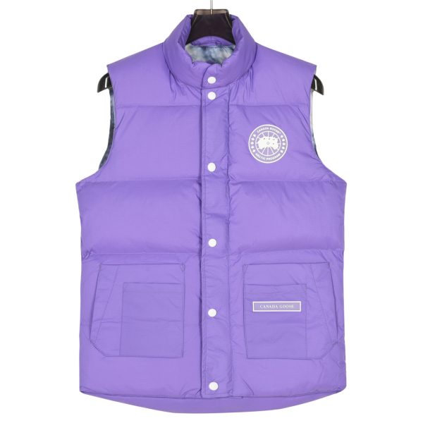 designer,replica,clothing,fake,1:1,lv,luxury,high quality Authentic Canada Goose White Label Glacier Vest in Taro Purple (N8DRO)