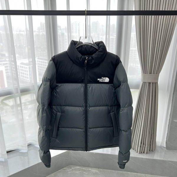 designer,replica,clothing,fake,1:1,lv,luxury,high quality The North Face 1996 Down Jacket in Graphite Gray with Duck Down. 1996 Nuptse 4NCH Outdoor Classic Down Jacket (QMI0J)