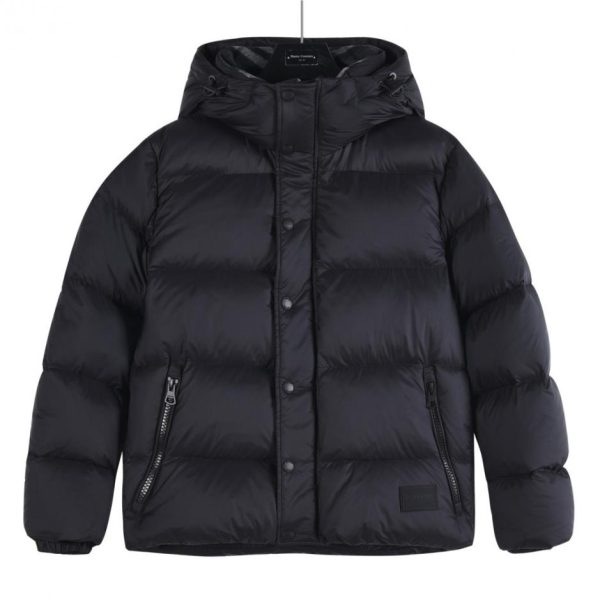 designer,replica,clothing,fake,1:1,lv,luxury,high quality Burberry Hooded Solid Color Zipper Long Sleeve Goose Down Jacket (SHT1V)