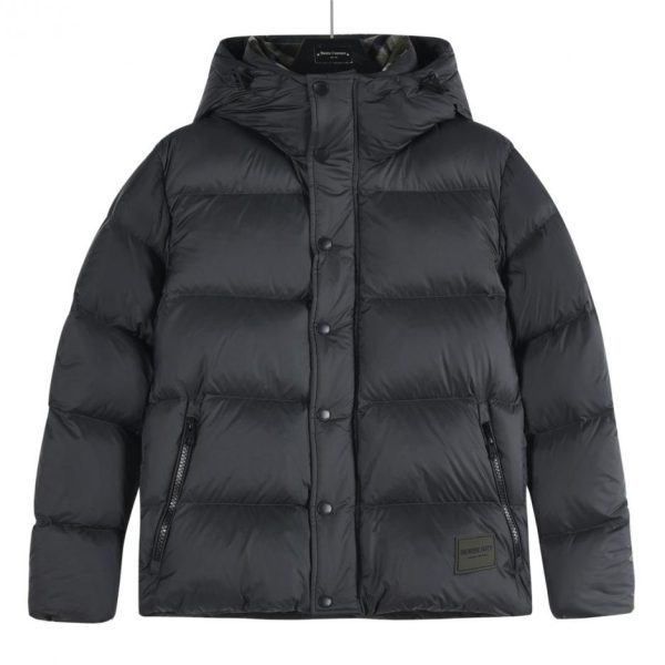 designer,replica,clothing,fake,1:1,lv,luxury,high quality Burberry Hooded Solid Color Zipper Long Sleeve Goose Down Jacket (3K09S)