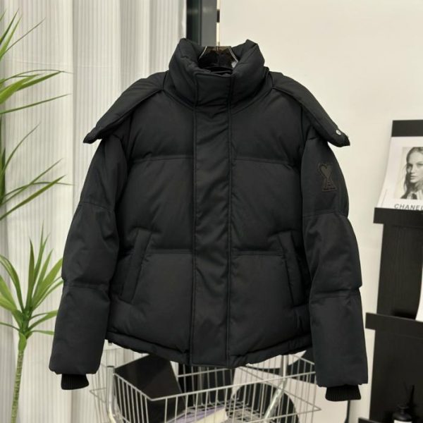 designer,replica,clothing,fake,1:1,lv,luxury,high quality AMI Capsule Puff Down Jacket AMIPARIS FW21 Ami de Coeur Heart Logo Patch (A1IGU)