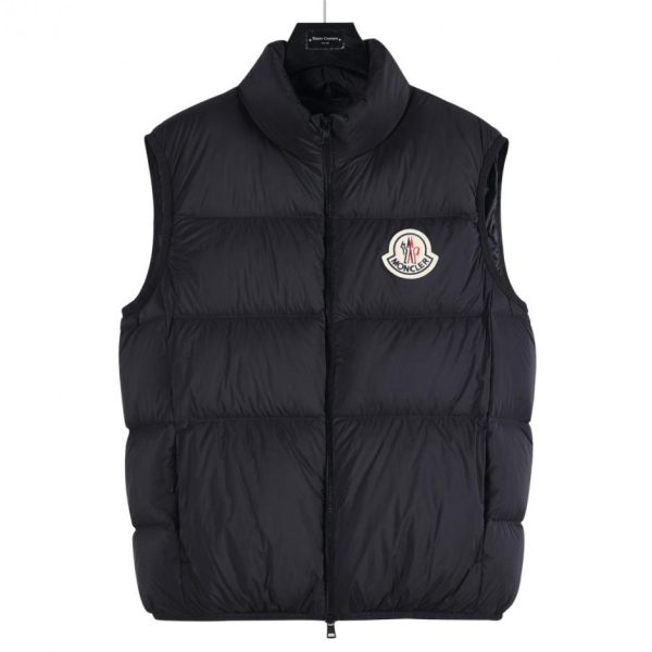 designer,replica,clothing,fake,1:1,lv,luxury,high quality Moncler Almaz goose down vest with matte finish and large logo (unisex style) (6EQG4)