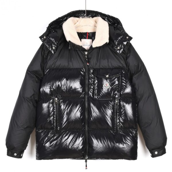designer,replica,clothing,fake,1:1,lv,luxury,high quality Moncler Bayuda goose down splicing lambswool down jacket unisex (32MJJ)