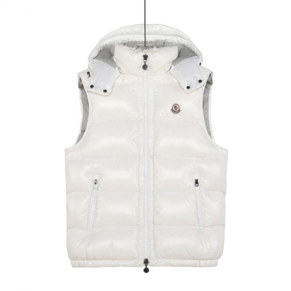 designer,replica,clothing,fake,1:1,lv,luxury,high quality Moncler Bormes goose down nylon lacquer hooded down vest unisex (L2ORW)