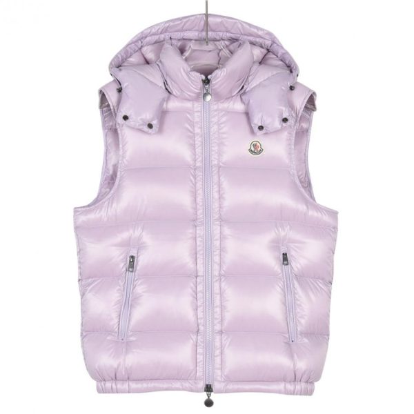 designer,replica,clothing,fake,1:1,lv,luxury,high quality Moncler Bormes goose down nylon lacquer hooded down vest unisex (N1RWB)
