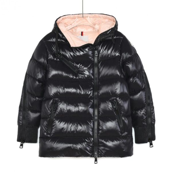 designer,replica,clothing,fake,1:1,lv,luxury,high quality Moncler Liriope goose down oblique zipper ins style down jacket women’s hooded down jacket (S73AF)