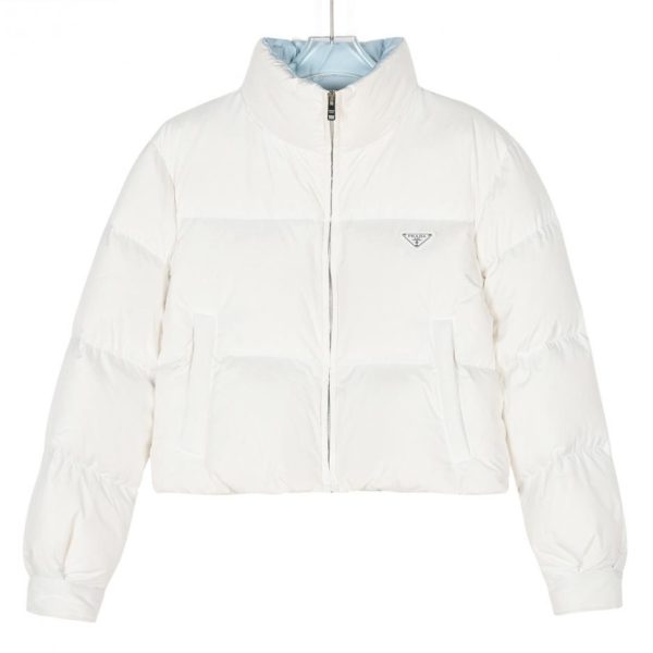designer,replica,clothing,fake,1:1,lv,luxury,high quality Prada women’s goose down short down jacket (LK9V9)