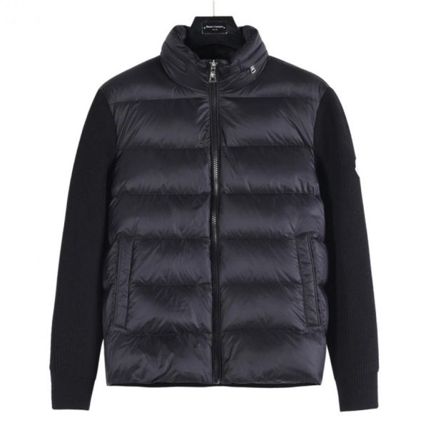 designer,replica,clothing,fake,1:1,lv,luxury,high quality Goose down Moncler Gardigan stand collar knitted down jacket (KWSHS)
