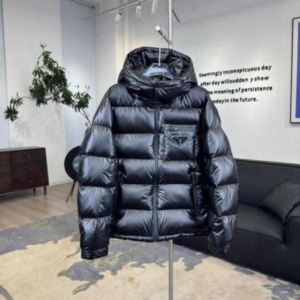 designer,replica,clothing,fake,1:1,lv,luxury,high quality Prada Classic Goose Down Jacket (LQ9FF)