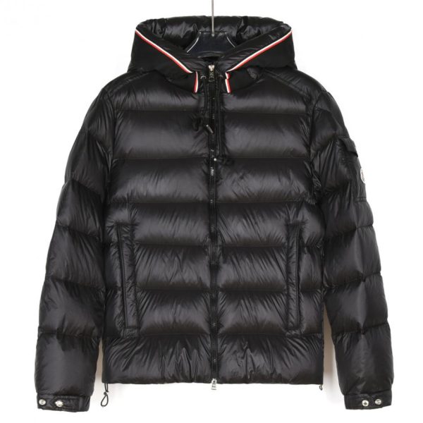 designer,replica,clothing,fake,1:1,lv,luxury,high quality Goose down Moncler Pavin hooded colorful striped down jacket (HRUXH)