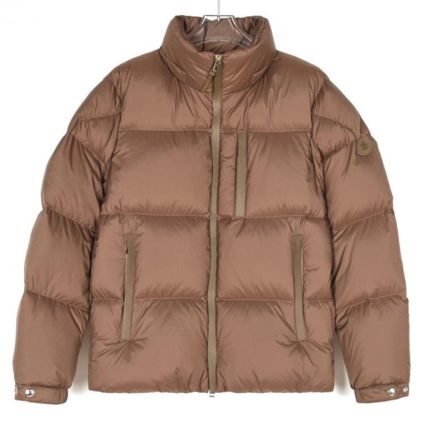designer,replica,clothing,fake,1:1,lv,luxury,high quality Moncler Besbre goose down leather Maillard style down jacket (2QURN)