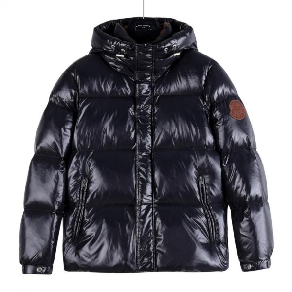 designer,replica,clothing,fake,1:1,lv,luxury,high quality Moncler Parana Goose Down Hooded Down Jacket with Shiny Logo (CJ8EL)