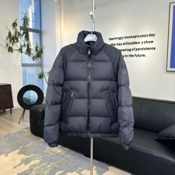 designer,replica,clothing,fake,1:1,lv,luxury,high quality Goose down Moncler stand collar double zip down jacket (S3E7G)