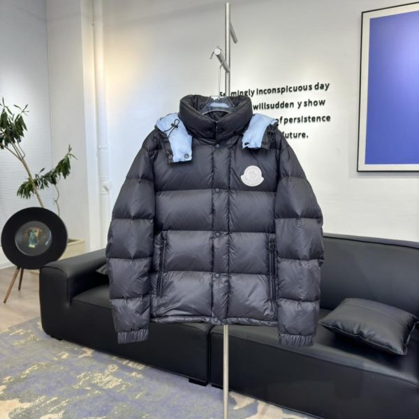 designer,replica,clothing,fake,1:1,lv,luxury,high quality Goose down Moncler Cyclone logo patch single-breasted down jacket (8ZT0V)