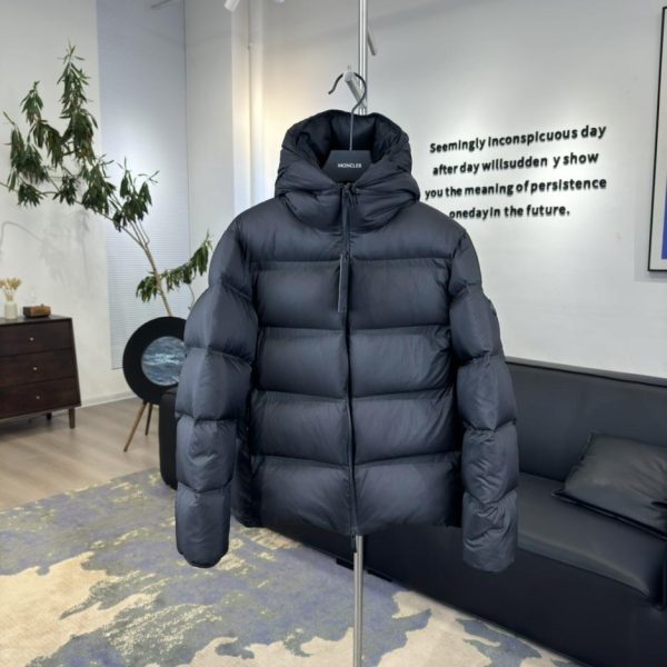 designer,replica,clothing,fake,1:1,lv,luxury,high quality Goose down Moncler Masac hooded frosted down jacket (JFLD7)