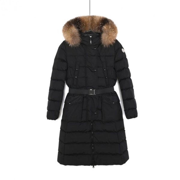 designer,replica,clothing,fake,1:1,lv,luxury,high quality Moncler Khloe Yang Mi goose down long down jacket with matte finish (ESG1W)