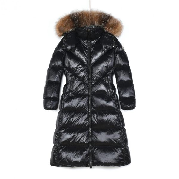 designer,replica,clothing,fake,1:1,lv,luxury,high quality Moncler Ribafur goose down long waist fur collar down jacket (0EZ35)