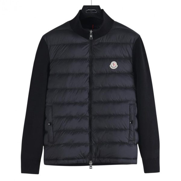 designer,replica,clothing,fake,1:1,lv,luxury,high quality Genuine Moncler Padded Autumn and Winter New Wool Knitted Spliced ​​Down Jacket Unisex (YEGY2)