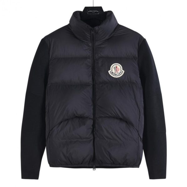 designer,replica,clothing,fake,1:1,lv,luxury,high quality Genuine Moncler Padded Corduroy Autumn and Winter New Wool Knitted Splicing Down Jacket Thickened Men’s and Women’s Style (YG8IB)