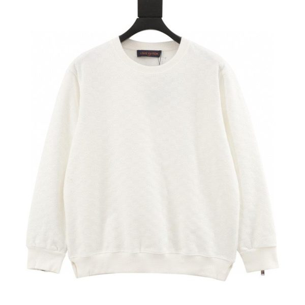 designer,replica,clothing,fake,1:1,lv,luxury,high quality LV Damier Crew Neck Sweatshirt (BBFendi)