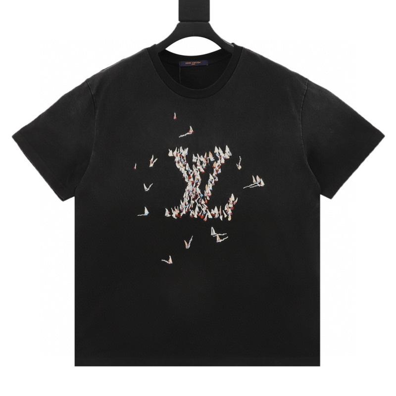 designer,replica,clothing,fake,1:1,lv,luxury,high quality LV Origami Crane Embroidered Short-Sleeve T-Shirt (B97A) designer,replica,clothing,fake,1:1,lv,luxury,high quality LV Origami Crane Embroidered Short-Sleeve T-Shirt (B97A)