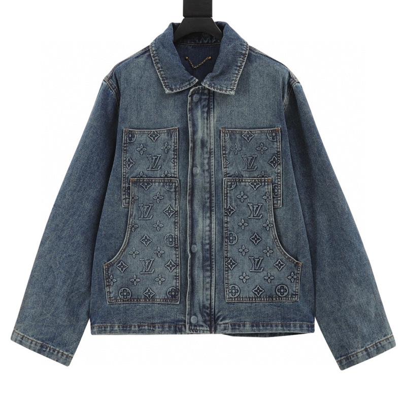 designer,replica,clothing,fake,1:1,lv,luxury,high quality LV Embossed Denim Jacket (903F) designer,replica,clothing,fake,1:1,lv,luxury,high quality LV Embossed Denim Jacket (903F)