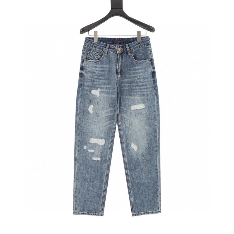 designer,replica,clothing,fake,1:1,lv,luxury,high quality LV distressed logo jeans with ripped pockets (33DA) designer,replica,clothing,fake,1:1,lv,luxury,high quality LV distressed logo jeans with ripped pockets (33DA)