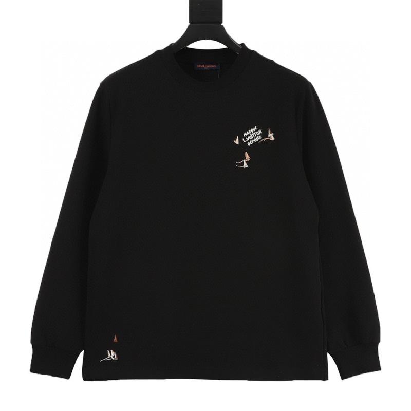 designer,replica,clothing,fake,1:1,lv,luxury,high quality LV sailboat logo embroidered long-sleeved T-shirt (3CC7) designer,replica,clothing,fake,1:1,lv,luxury,high quality LV sailboat logo embroidered long-sleeved T-shirt (3CC7)