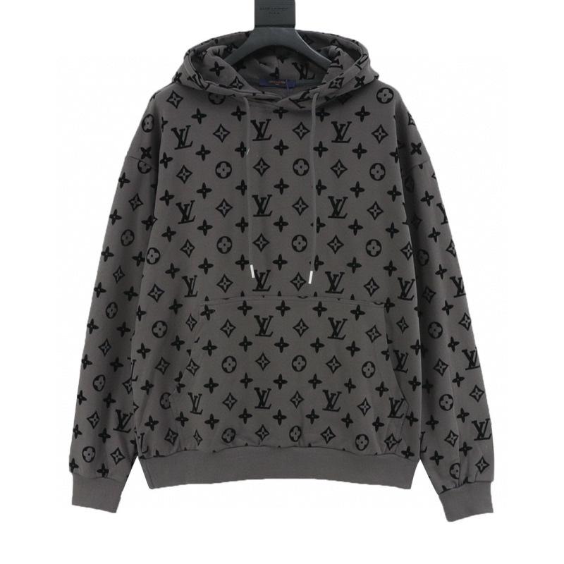 designer,replica,clothing,fake,1:1,lv,luxury,high quality LV monogram print flocked hoodie (8CF3) designer,replica,clothing,fake,1:1,lv,luxury,high quality LV monogram print flocked hoodie (8CF3)