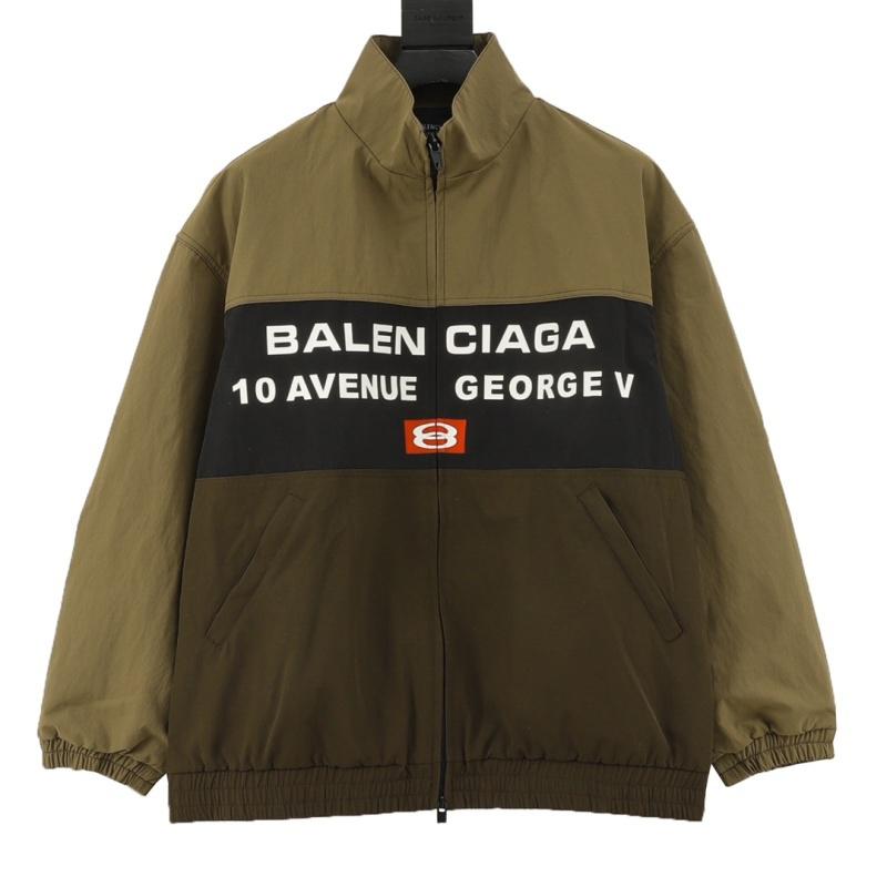designer,replica,clothing,fake,1:1,lv,luxury,high quality Balenciaga Tricolor Double Ring Print Stand Collar Outerwear (D65E) designer,replica,clothing,fake,1:1,lv,luxury,high quality Balenciaga Tricolor Double Ring Print Stand Collar Outerwear (D65E)