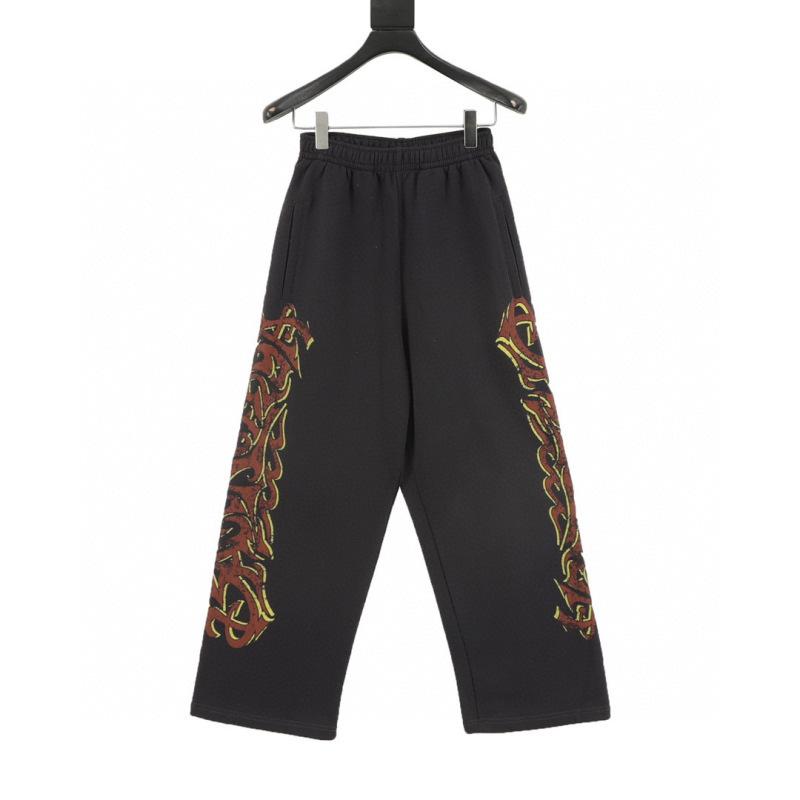 designer,replica,clothing,fake,1:1,lv,luxury,high quality Balenciaga Flame Graffiti Capsule Logo Wide-Leg Straight-Leg Sweatpants (84E5) designer,replica,clothing,fake,1:1,lv,luxury,high quality Balenciaga Flame Graffiti Capsule Logo Wide-Leg Straight-Leg Sweatpants (84E5)