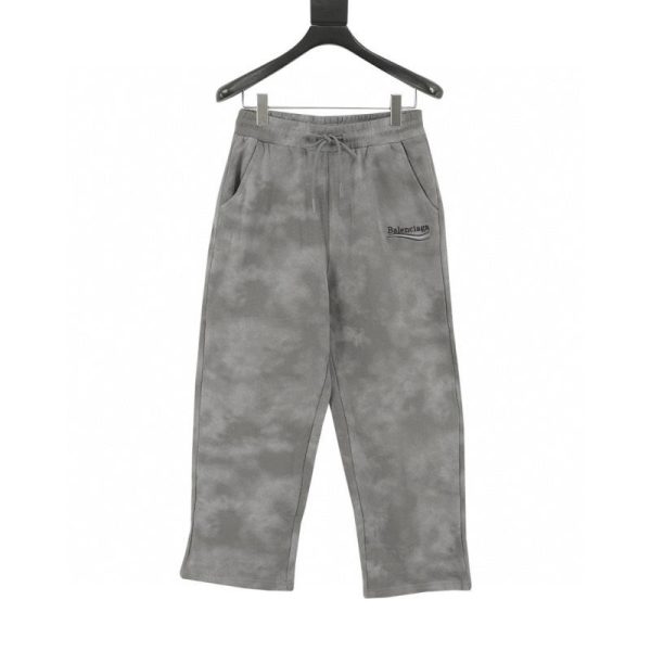 designer,replica,clothing,fake,1:1,lv,luxury,high quality Balenciaga embroidered cola mud-dyed washed trousers (CBAB)