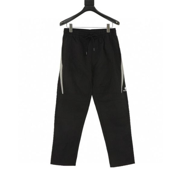 designer,replica,clothing,fake,1:1,lv,luxury,high quality Balenciaga half-letter embroidered patchwork athletic pants (F173)