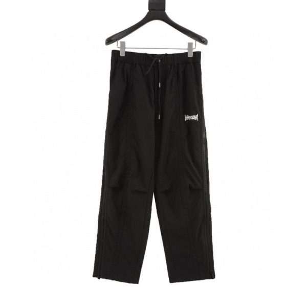 designer,replica,clothing,fake,1:1,lv,luxury,high quality Balenciaga Logo Print Workwear Zipper Woven Trousers (4288)