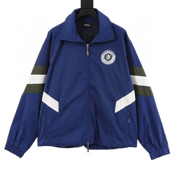 designer,replica,clothing,fake,1:1,lv,luxury,high quality Balenciaga patchwork logo jacket (E669)