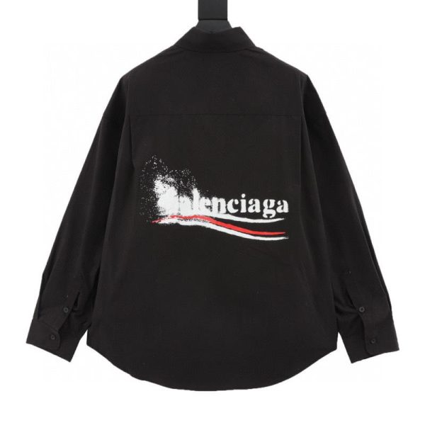 designer,replica,clothing,fake,1:1,lv,luxury,high quality Balenciaga Blur Coca-Cola Long-Sleeve Shirt (4492)