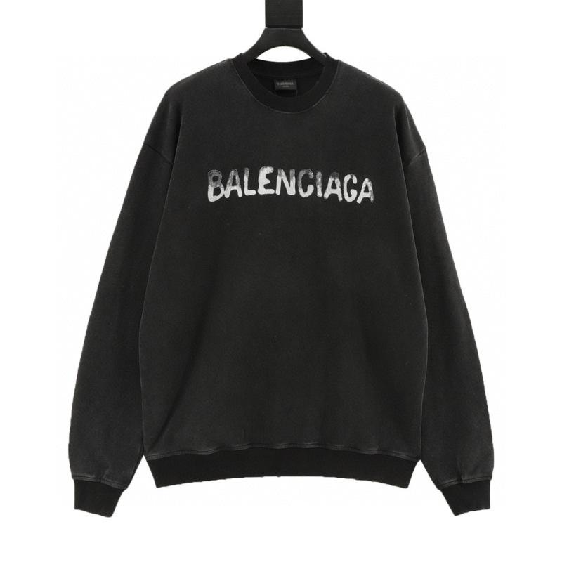 designer,replica,clothing,fake,1:1,lv,luxury,high quality Balenciaga Washed Letter Print Crew Neck Sweatshirt (2D74) designer,replica,clothing,fake,1:1,lv,luxury,high quality Balenciaga Washed Letter Print Crew Neck Sweatshirt (2D74)
